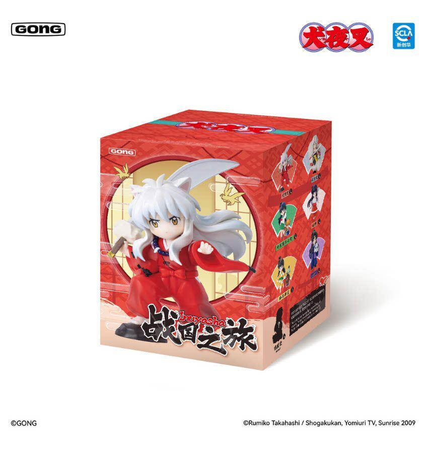POPMART GONG Inuyasha Sengoku Journey Series Kikyo Sesshomaru Set Collectible PVC Anime Action Toy Art Figure Gift