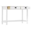 VidaXL Table console Hill avec 2 tiroirs 110x45x74 cm Bois pin massif 288992
