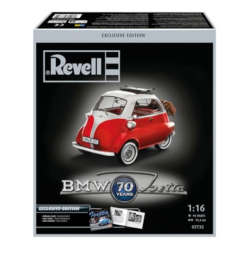German Revell 1/16 BMW Isetta 250 70th Anniversary Plastic Model Kit 07735 (Car)