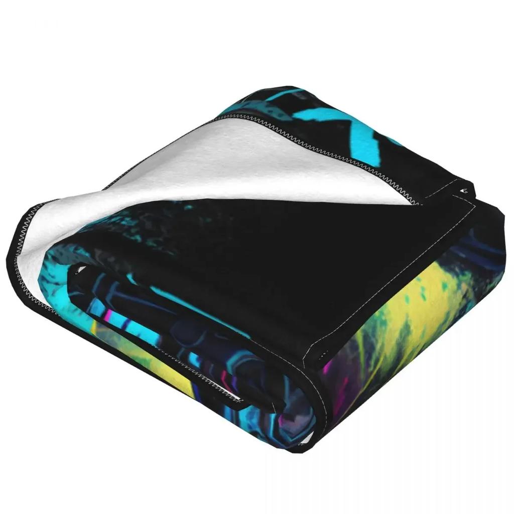 Ken Block 43 The Artist Of Wheels Blankets Flannel Awesome Breathable Throw Blanket for Home Restaurant Autumn/Winter