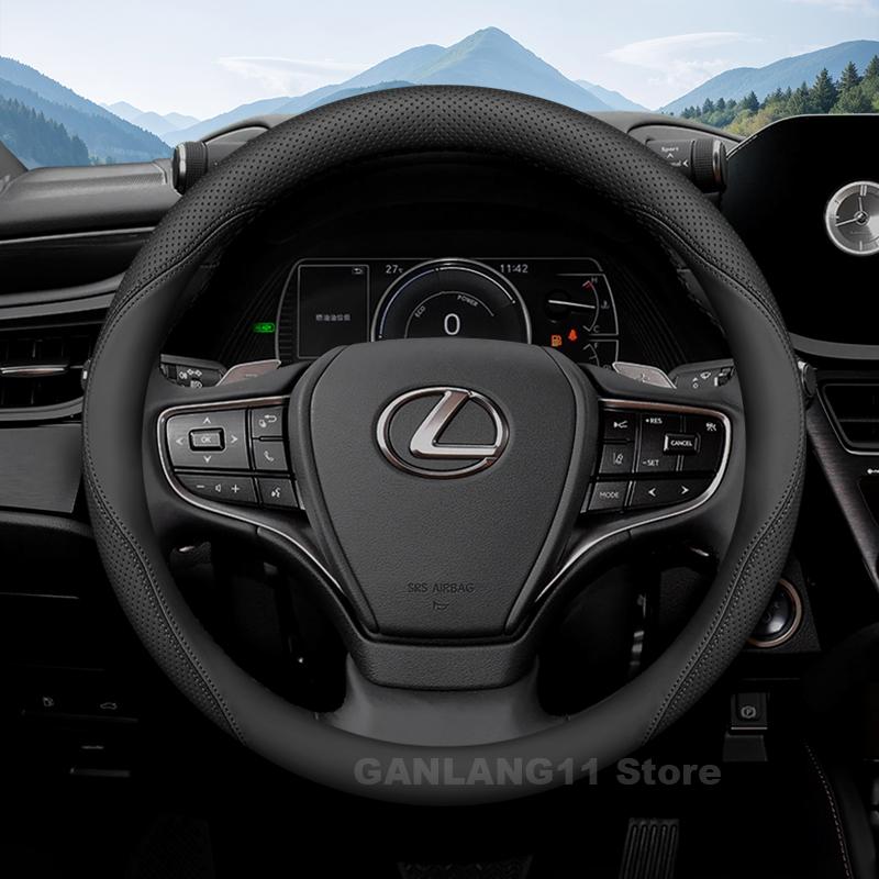 Leder Lenkradbezug für LEXUS RX NX UX ES TX LX600 LM GX LS TXL VX Serie Auto Lenkrad LEXUS RX Zubehör