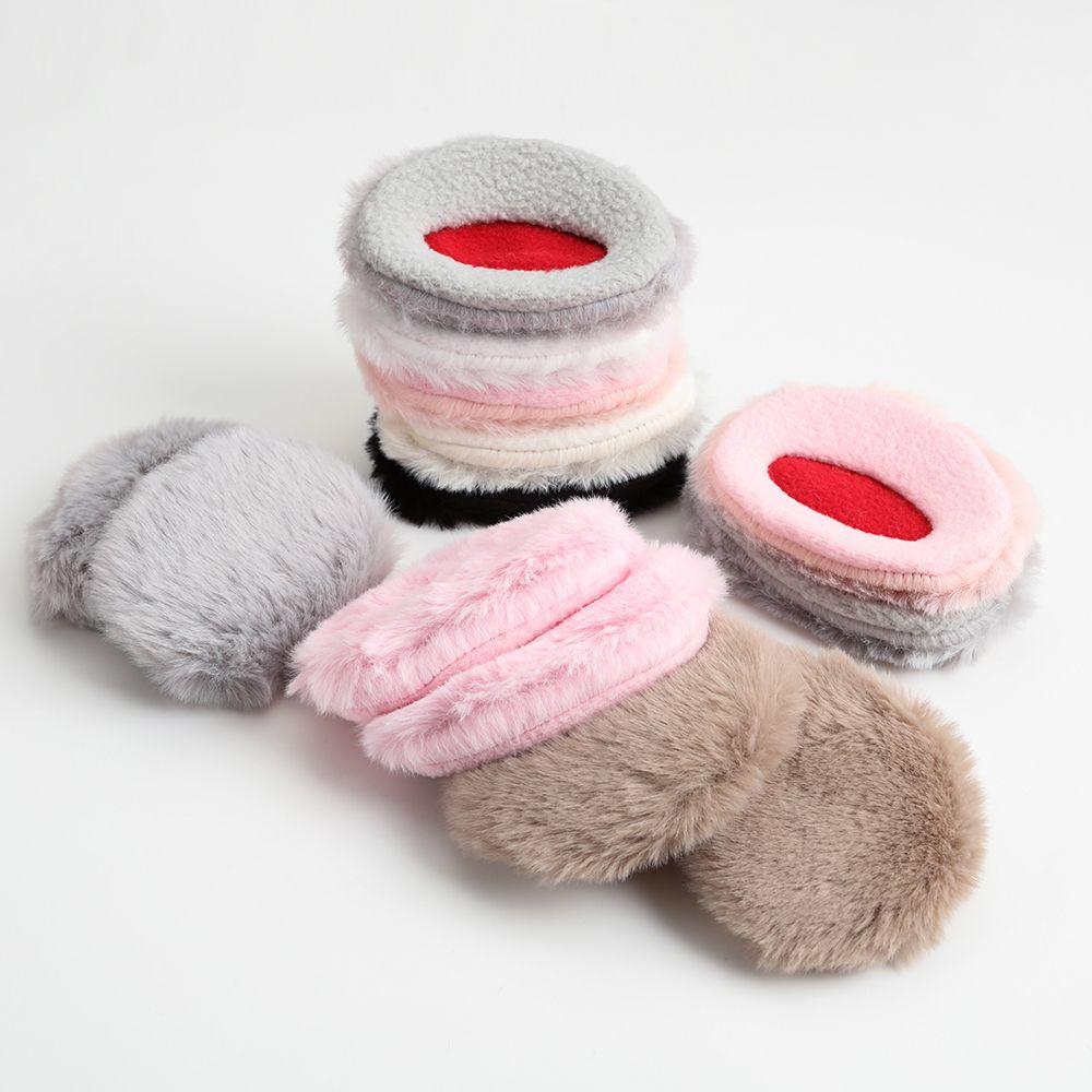 Windproof Winter Warm Ear Protection Ear Cover Bandless Ear Muffs Fluffy Fleece Ear Warmers