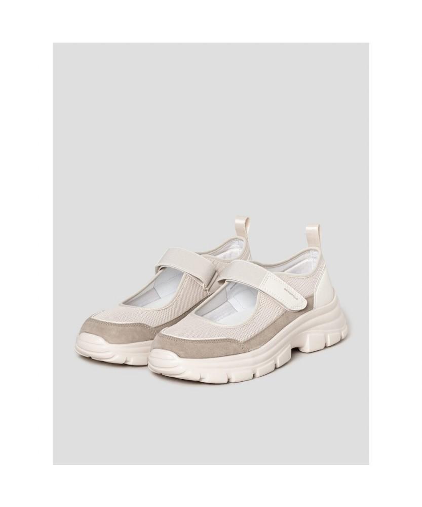 Beanpole Accessory Mesh Platform Sneakers - Beige