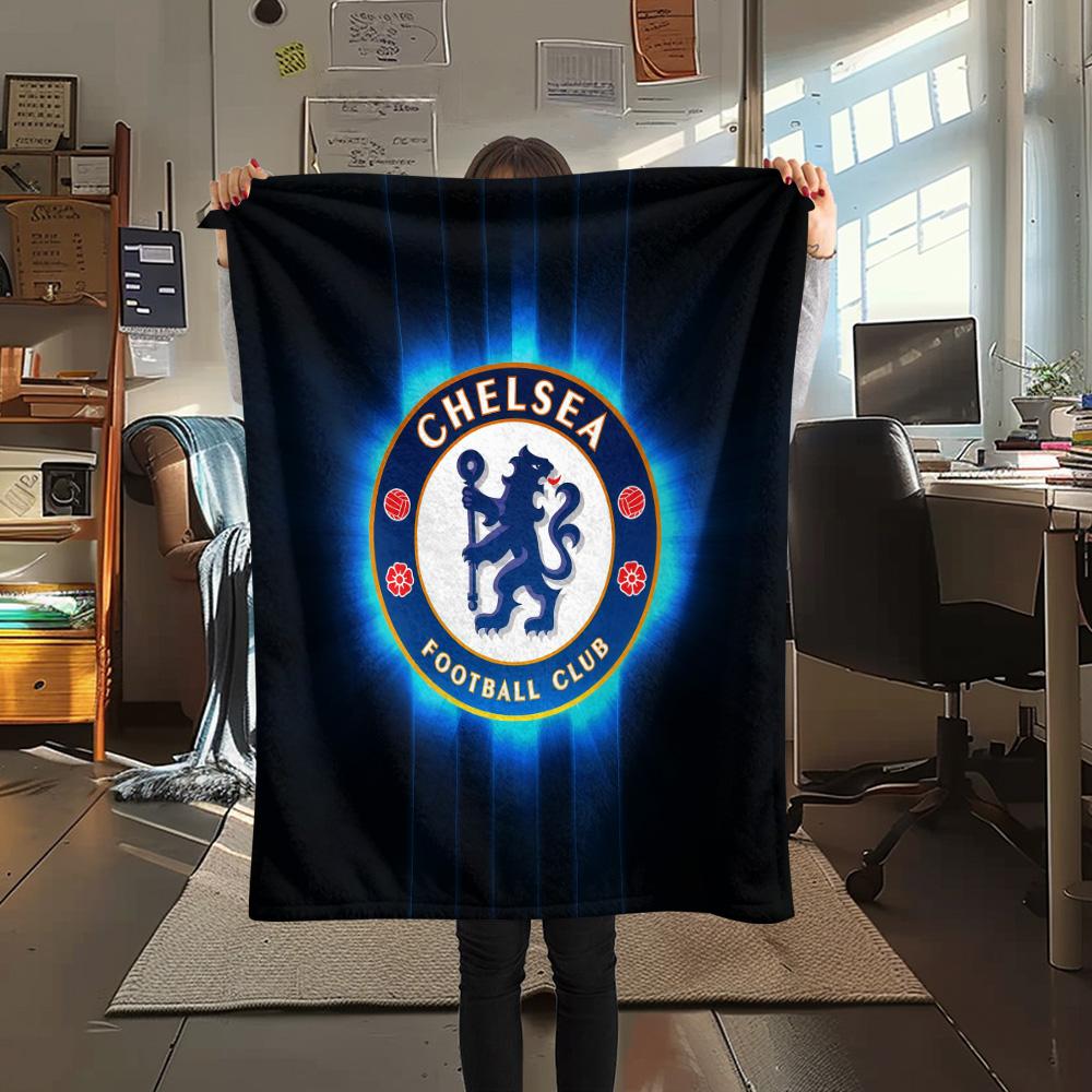 Chelsea FC Flanelldecke, Hohe Qualität, Bequem für alle Jahreszeiten, Heimdekoration, Wärme und Komfort