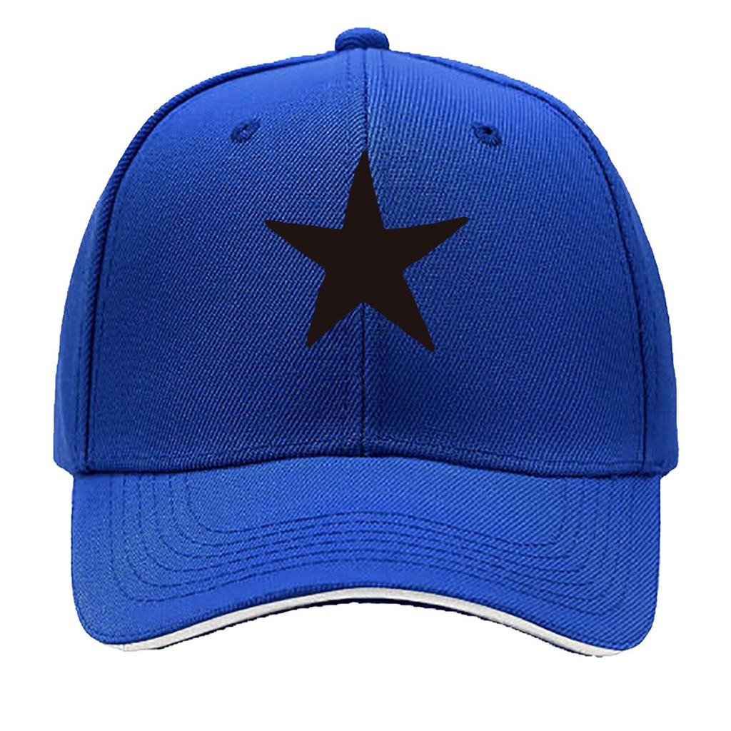 Black Pentagram Cap Unisex Baseball Hat FivePanel Hat Adjustable Size Suitable for Outdoor Acti Sandwich Baseball Cap