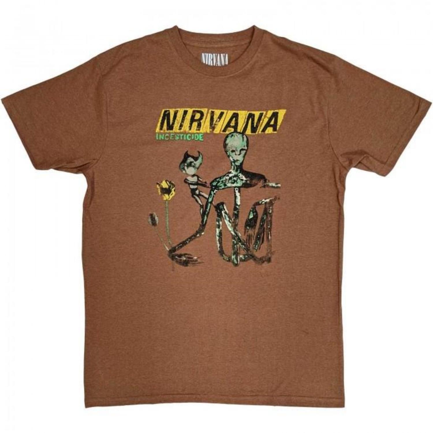 Nirvana Unisex Adult Incesticide Album T-Shirt S