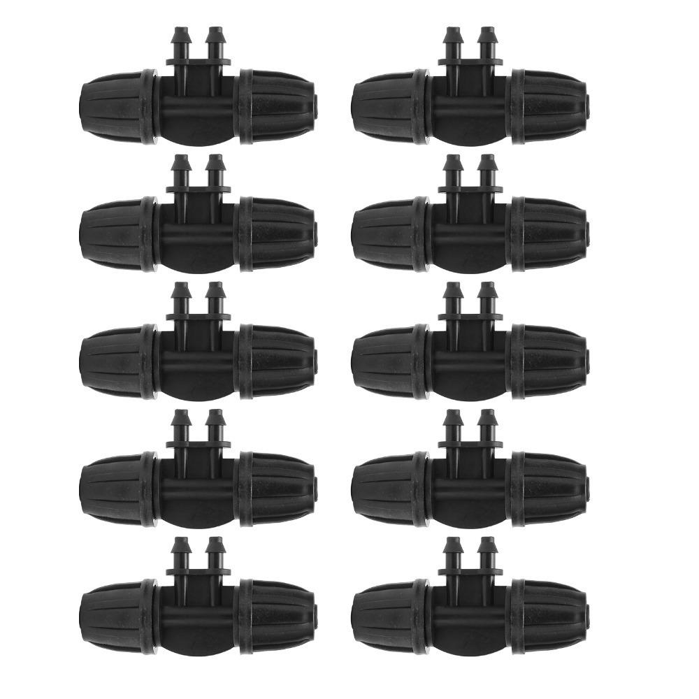 10PCS 8/11mm to 4/7mm Drip Irrigation Connector Leak-Proof Irrigation Fittings  Greenhouse Watering 8/11mm to 4/7mm