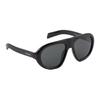 Prada Logo Pilot Sunglasses Women Sunglasses Black SPRC05-E16K-FE08Z