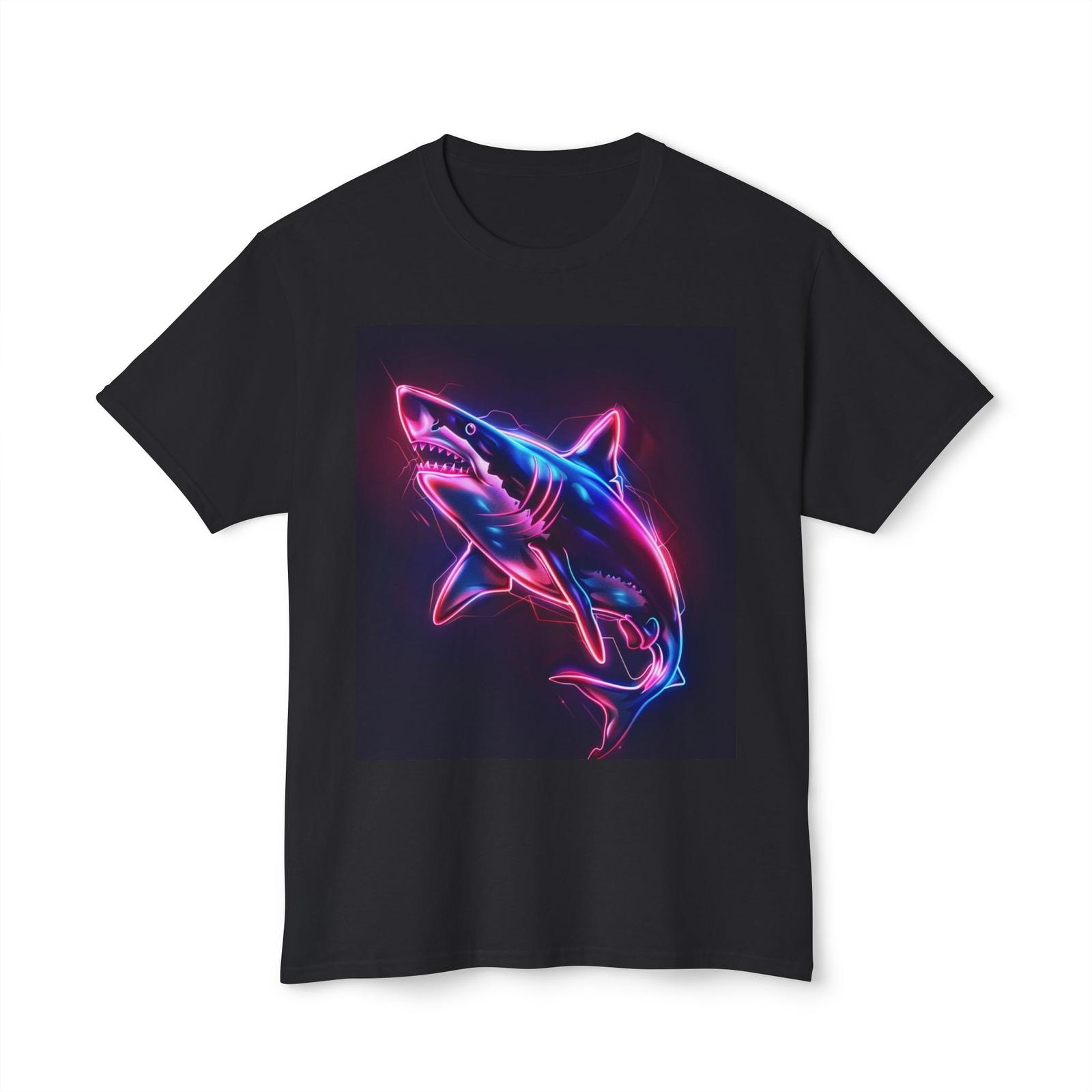 26 Neon Shark T-Shirt Unisex T-Shirt XXXXL
