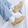 British loafers versatile men's lazy one-pedal platform kangaroo shoes Japanese casual tooling 66623-R