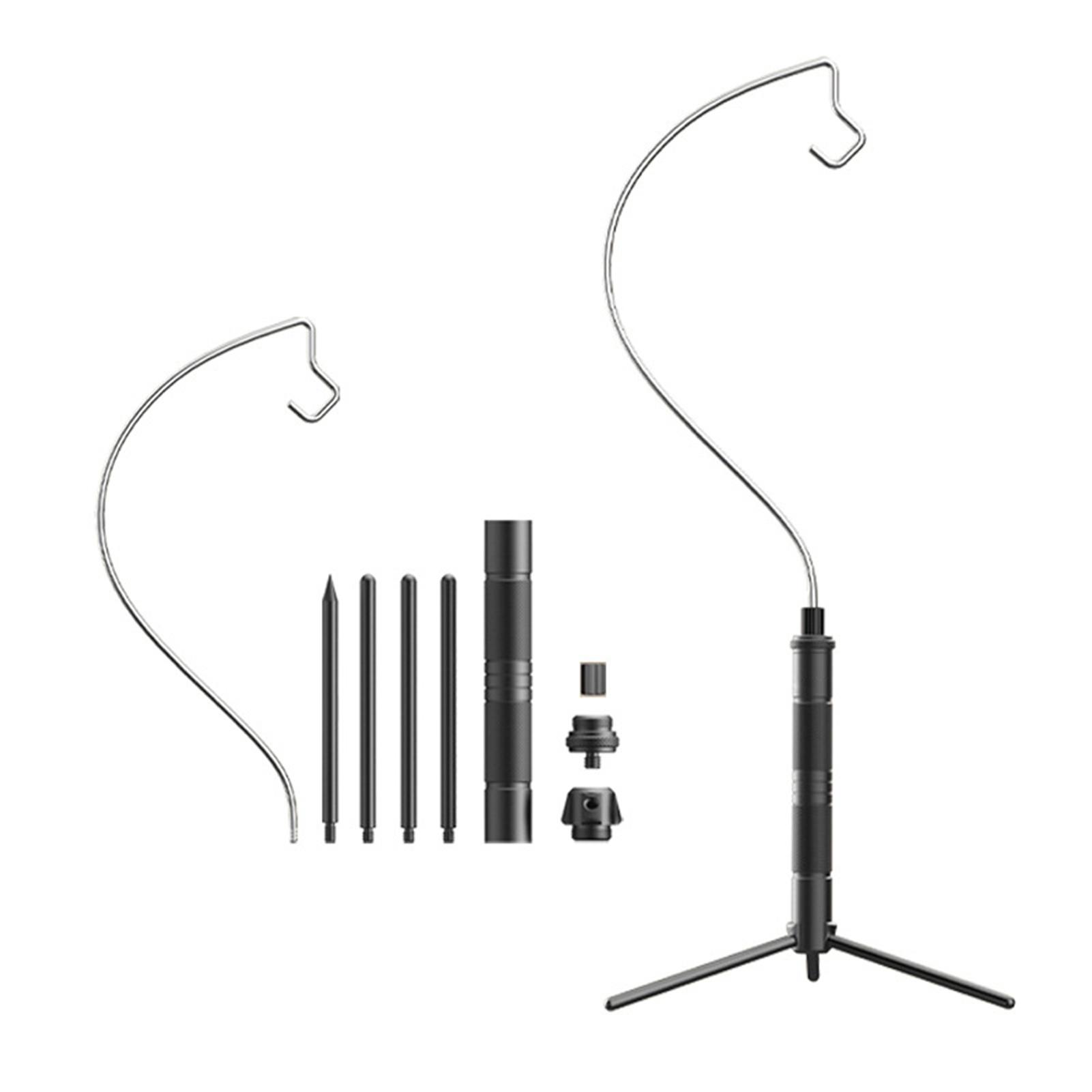 Легкий держатель для лампы из алюминиевого сплава Съемная стойка для лампы Портативный для улицы sy Для сборки держателя лампы с штативом Многофункциональный держатель для лампы и камеры Ca