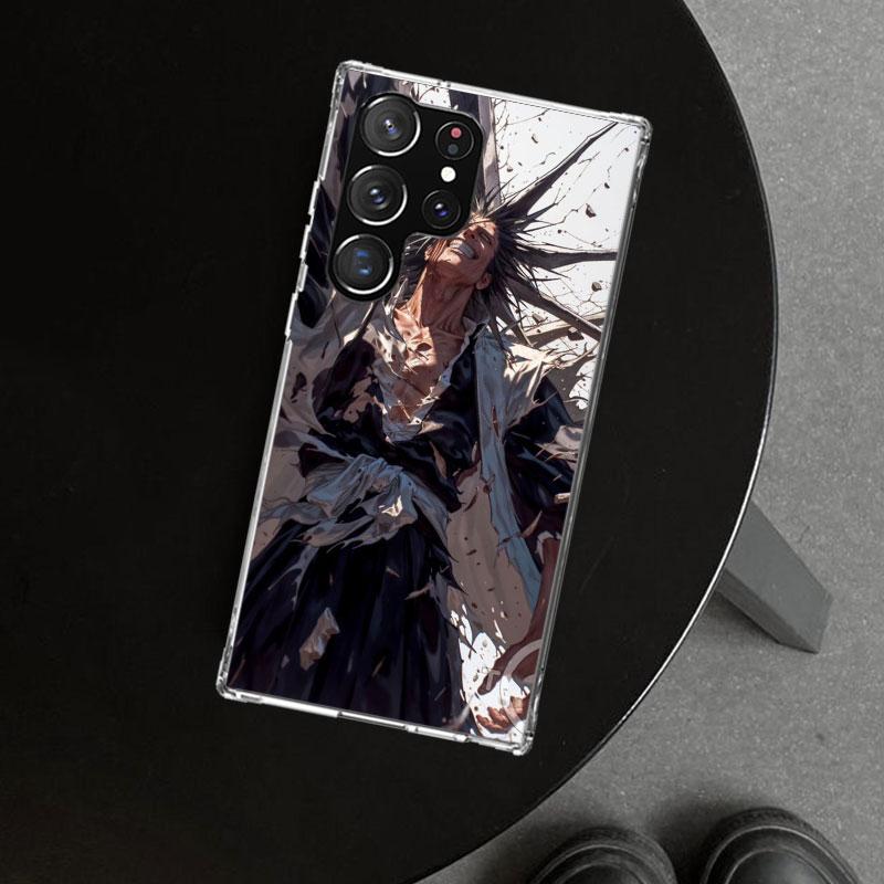 Zaraki Kenpachi Bleach Phone Case Cover for Samsung Galaxy S26 S25 Edge S24 S23 Ultra S22 Plus S21 FE S20 + Art Customized Funda