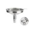 1pc Stainless Steel Funnel for Small Mouth Hip Flask Beer Liquid Oil Filling Tool