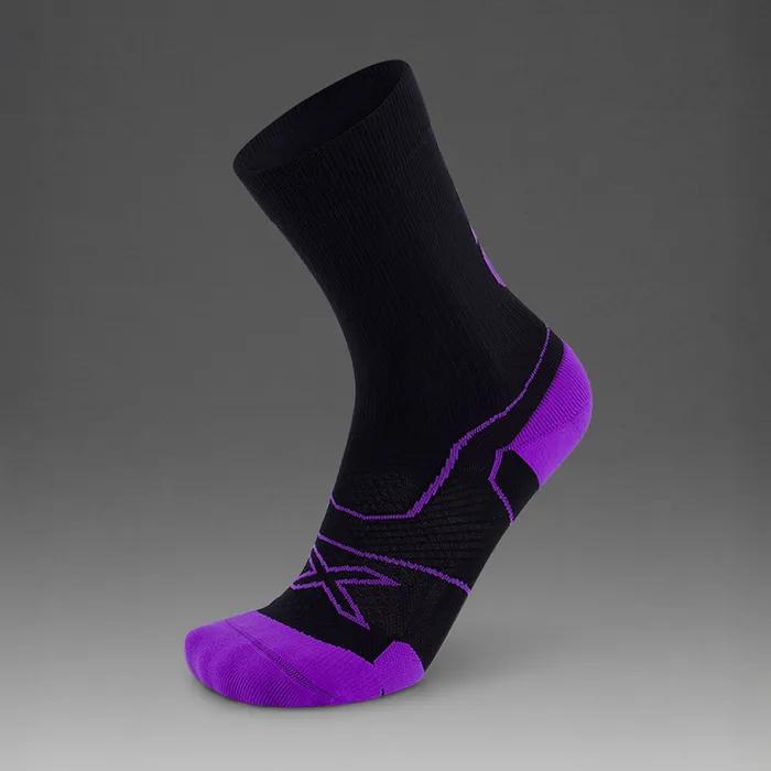 (Unisex) Vector Cushion Crew Socks_UA5053EBLK-ELV