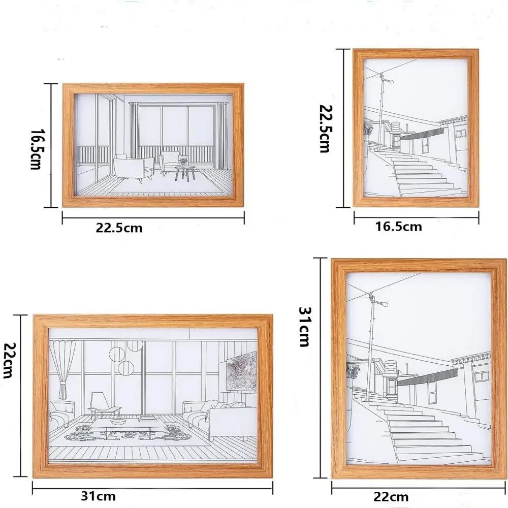 Wunderschöner Berg Fuji, Japan Light Painting Fotorahmen LED Nachtlicht Wandlampen Heimdekoration Weihnachtsgeschenke Mondlampe