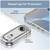 Fashion Clear PC+TPU Soft Silicon Phone Case for IPhone 17 Air 16 15 14 Plus 13 12 11 Pro Max Bumper Anti-Drop Protect Cover