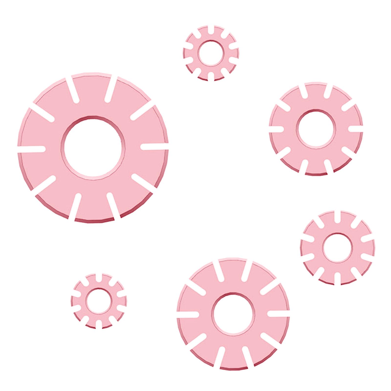 

6 шт. Руководство по изготовлению глиняных колец 1,5/2/2,5/3/3,5/4 см. Резак для глины. Руководство по изготовлению силиконовых колец для сережек-колец. Изготовление ювелирных изделий из сережек.