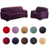 Skin-friendly Stretch Sofa Slipcover Thick Plush Velvet Cover Offering Total Protection