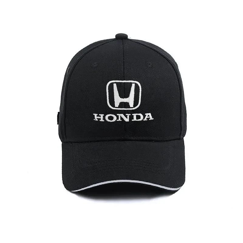 

For Honda Baseball Cap Outdoor Summer Sports Hat Embroidered Men Women Baseball Cap For Honda Civics CBR300RR CBR600RR 500 CBR65 чорний