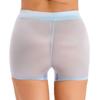Ladies Sheer Shiny Stretchy Low Rise Shorts Semi Transparent Lingerie Sleepwear Bottoms for Hot Night