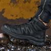 Rotating button Men Safety shoes Non-slip Work Boots Steel toe shoes Puncture-Proof Security Boots Protection Shoes Men Boots