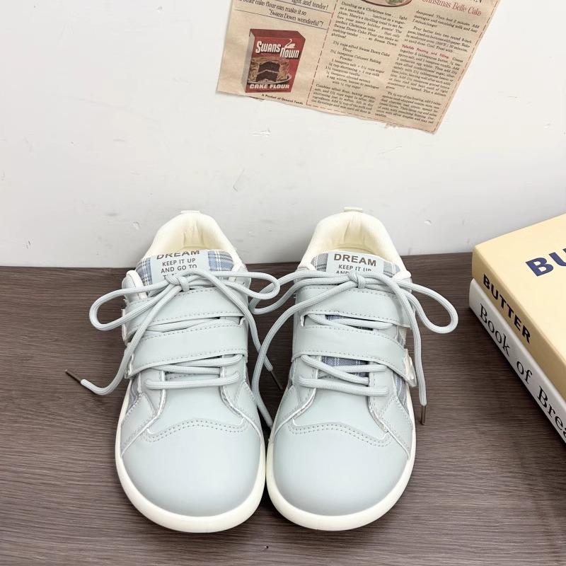 

2025 новые корейские кеды на липучках женские весенние универсальные туфли на платформе белые туфли ретро немецкие тренировочные туфли 40 синий