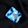 9,70 ct Naturalny Szafir Certyfikowany Kamień Szlachetny Szlif Szmaragdowy Jasnoniebieski Do Pierścionka Rozmiar AR-561