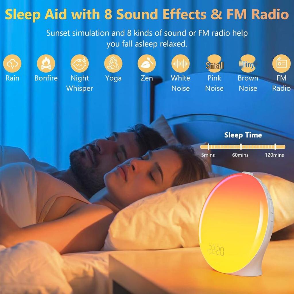 Sunrise Wake-Up Light Alarm Clock