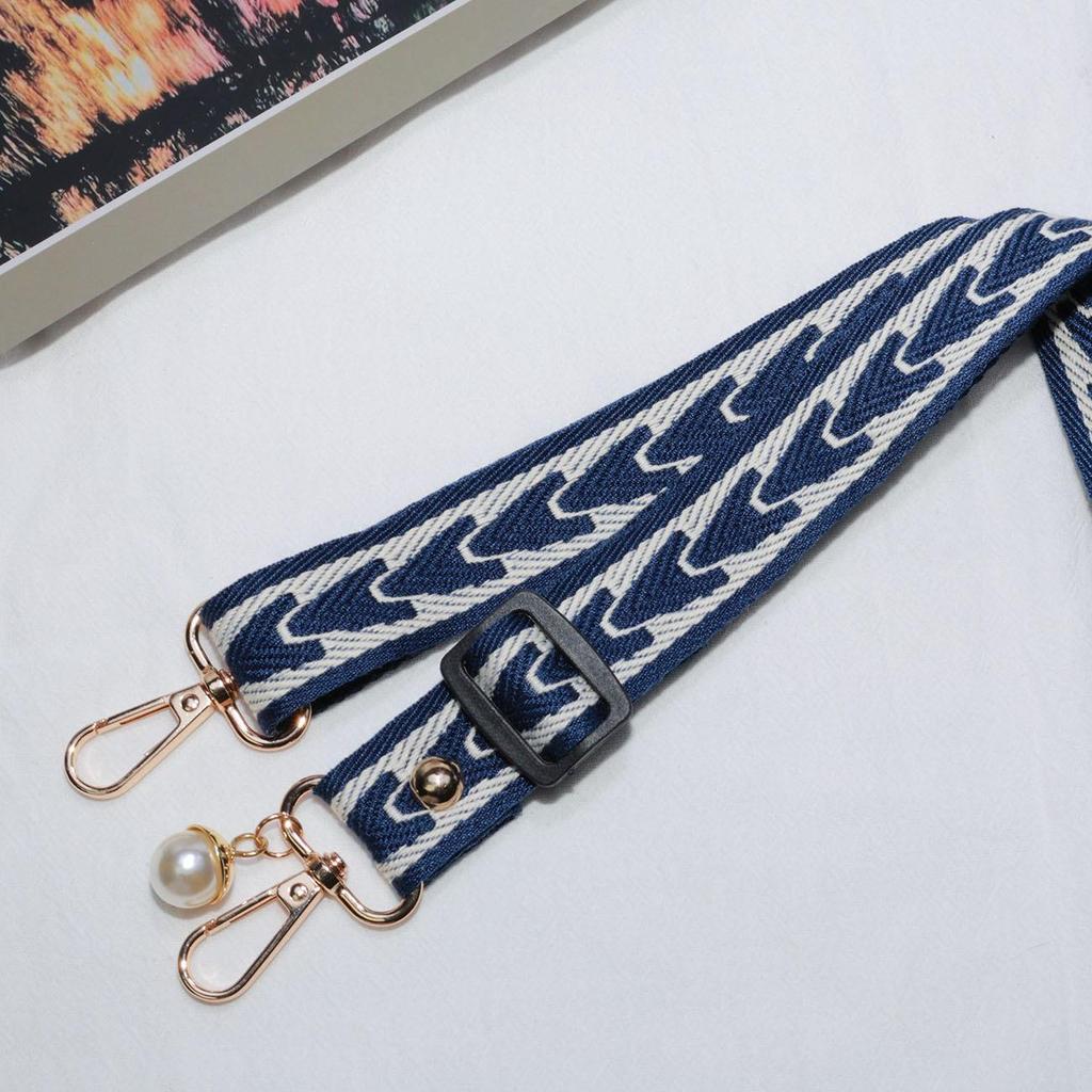 İnci Detaylı Retro Ok Ayarlanabilir Geniş Omuz Askısı - Modaya Uygun ve Çok Yönlü Çanta Aksesuarı