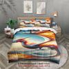 3pcs Dragon Bedding Sets 3D Printed Fantasy Dragon Easy Care Durable Duvet Cover Sets With Pillowcases No Filling