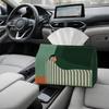 2D Flat 1pc Modern Minimalist Illustration Tissue Box Multifunctional, Sleeping Figure Calm Suitable for Home, Parties, And Car Decoration. This Decor