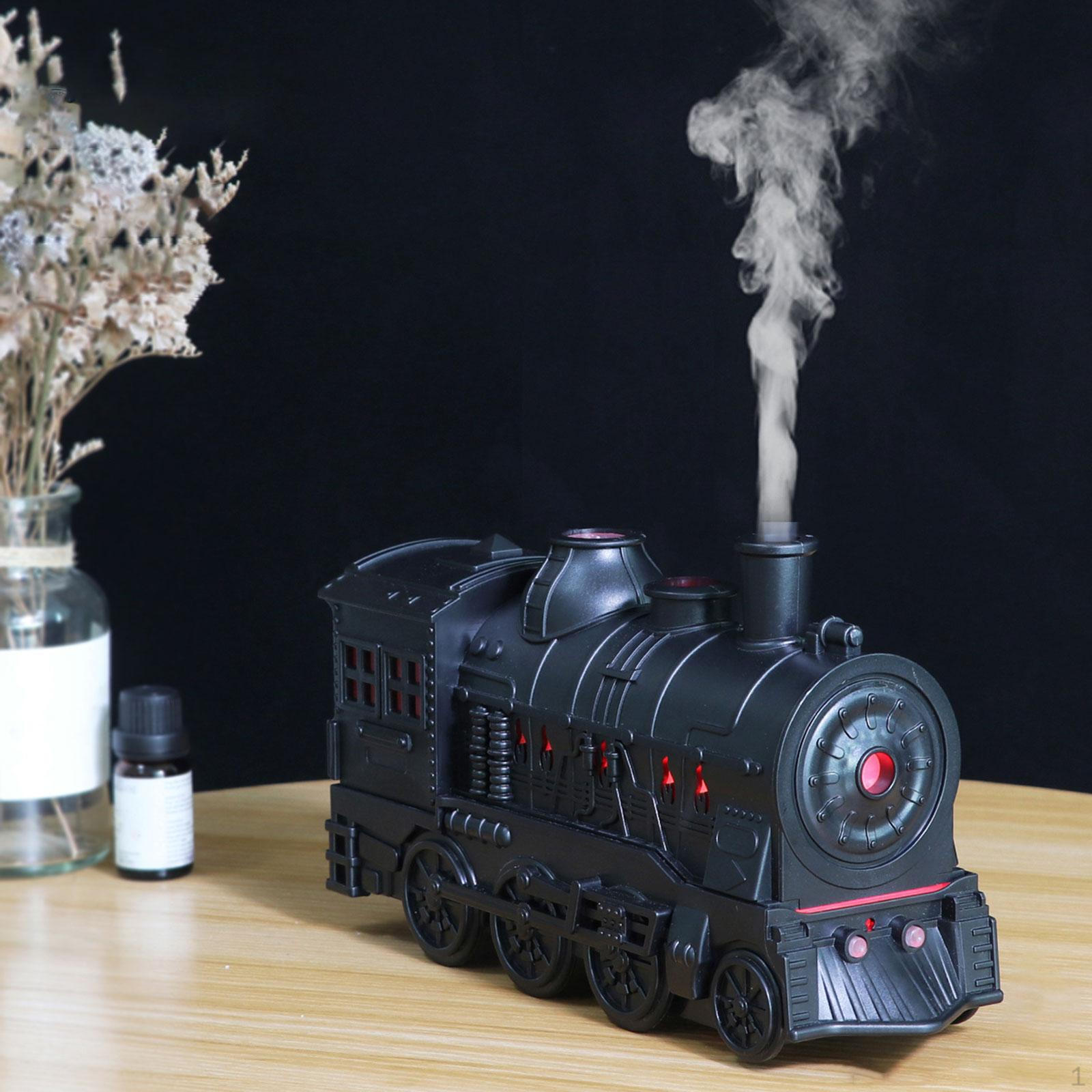 

Retro Train Design Aroma Diffuser and Humidifier 24x8.3x13.8cm UK 220V for , Working, Reading