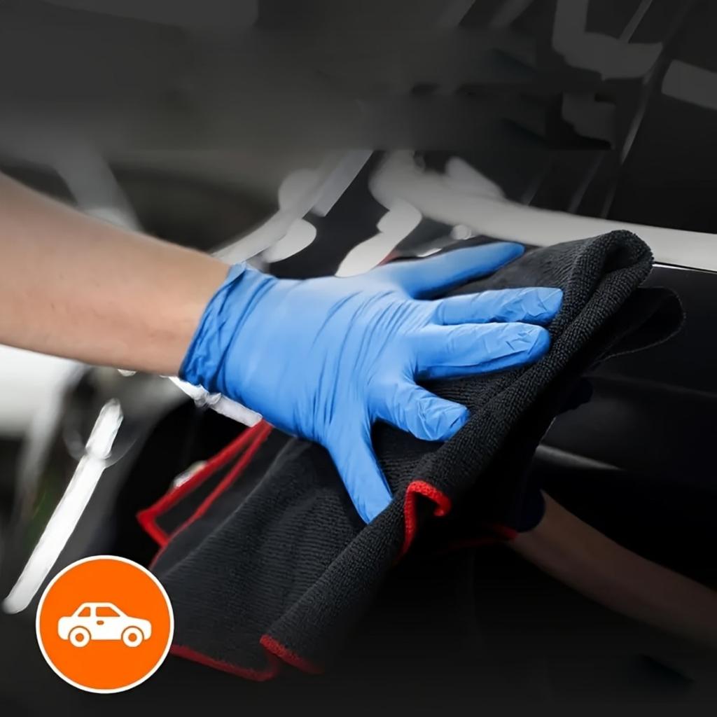 100 Blue Disposable Nitrile Gloves - Super Durable, Waterproof and Oil Resistant, Suitable for Cleaning, Dyeing, Pet Bathing, Non-medical,  Gloves