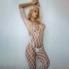 Sexy fiskenett hult erotisk dameundertøy Beauty Open Gear Gratis senior uniformer i ett stykke