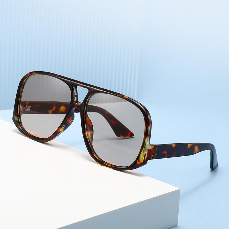 4 Sets Vintage Square Double Bridges Sunglasses Fashion Outdoor Driving Brand Shades Eyeglasses Beach Travel UV400 Sun Glasses