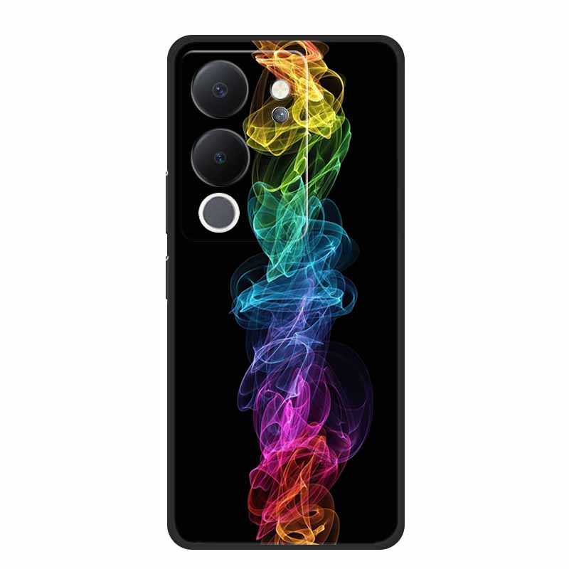 Phone Case For Vivo V30 Lite 5G Back Cover Case Shockproof Black Silicone Soft Funda For Vivo V30 Lite Case V 30 Lite Coque Capa