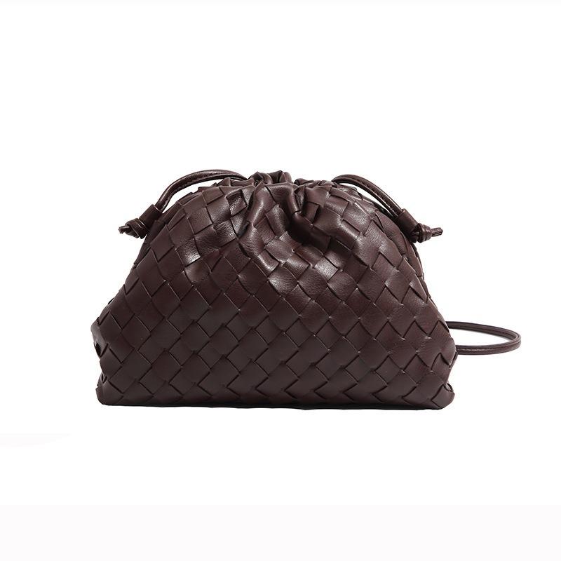 Winter Hand-woven Cloud Bag Trendy Dumpling Bag New Exquisite Fashion One Shoulder Oblique Span Hand Bag