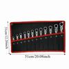 72 Tooth Ratchet Ratchet Wrench Set Spring Head Key Universal Car Wrench  Automotive Maintenance