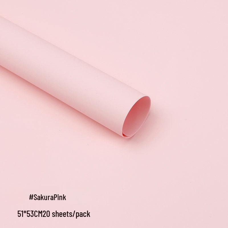 Extra Thick 8.5 Silk HD Morning Mist Matte Waterproof Florist Paper for Fresh Flower Wrapping