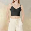 Women's Sleeveless Pleated Vest Shirt Top