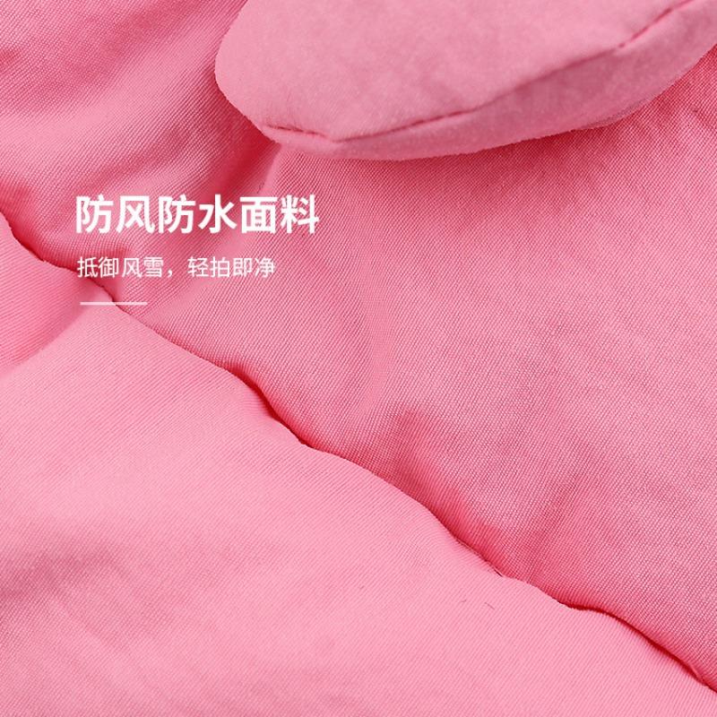 Cute Mickey Ears Down Cotton Women Winter Cycling Windproof Warm Ear Protection Pilot Ski Cap Men