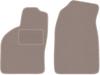 Beżowe dywaniki przednie do: Saab 9-3 I Aero, liftback, sedan (1998-2002)