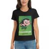 Women TShirt Gaston Lagaffe Big Ben Head Summer Short Sleeve Tees ONeck Cotton T Shirts Clothes Tops Streetwear