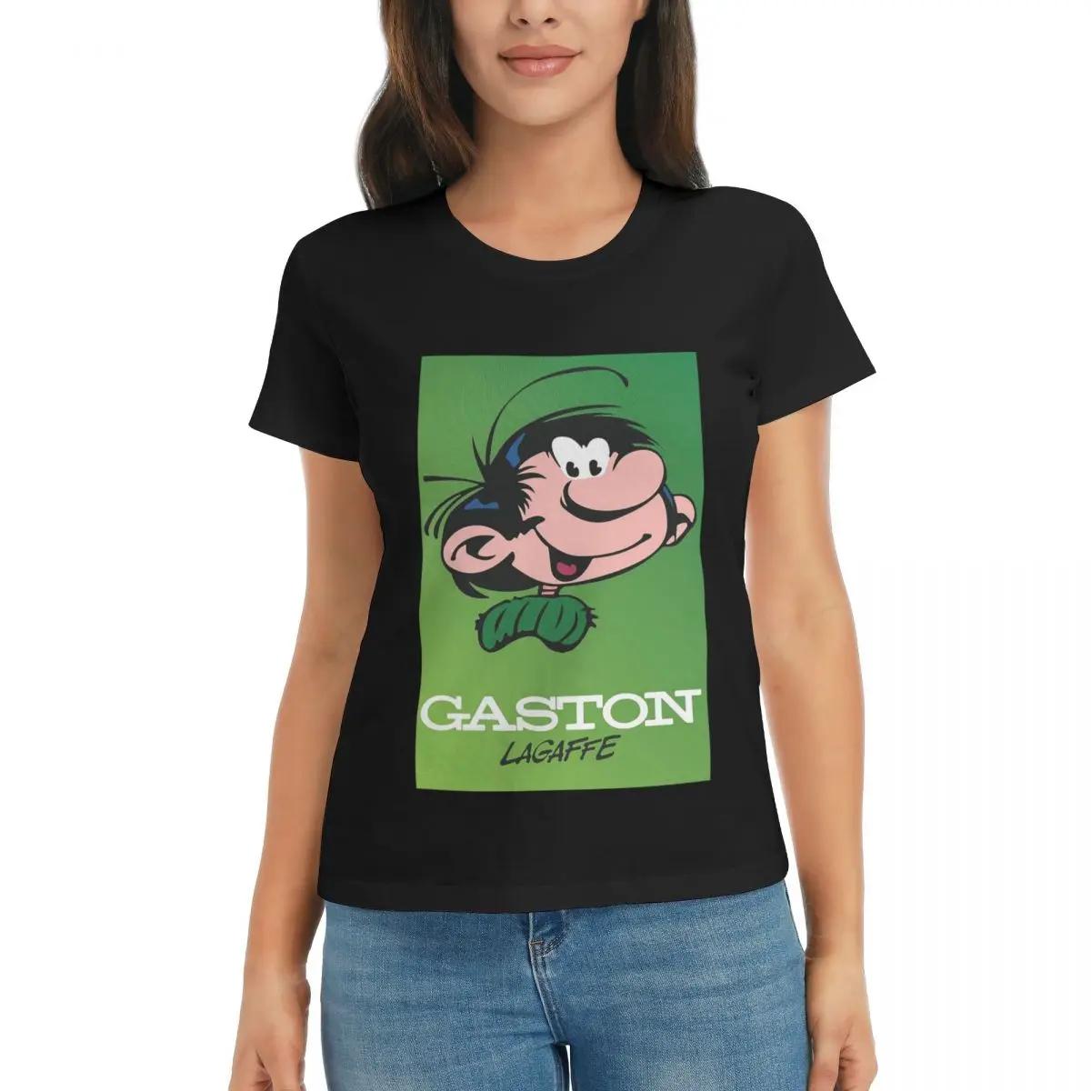 

Women TShirt Gaston Lagaffe Big Ben Head Summer Short Sleeve Tees ONeck Cotton T Shirts Clothes Tops Streetwear 4XL