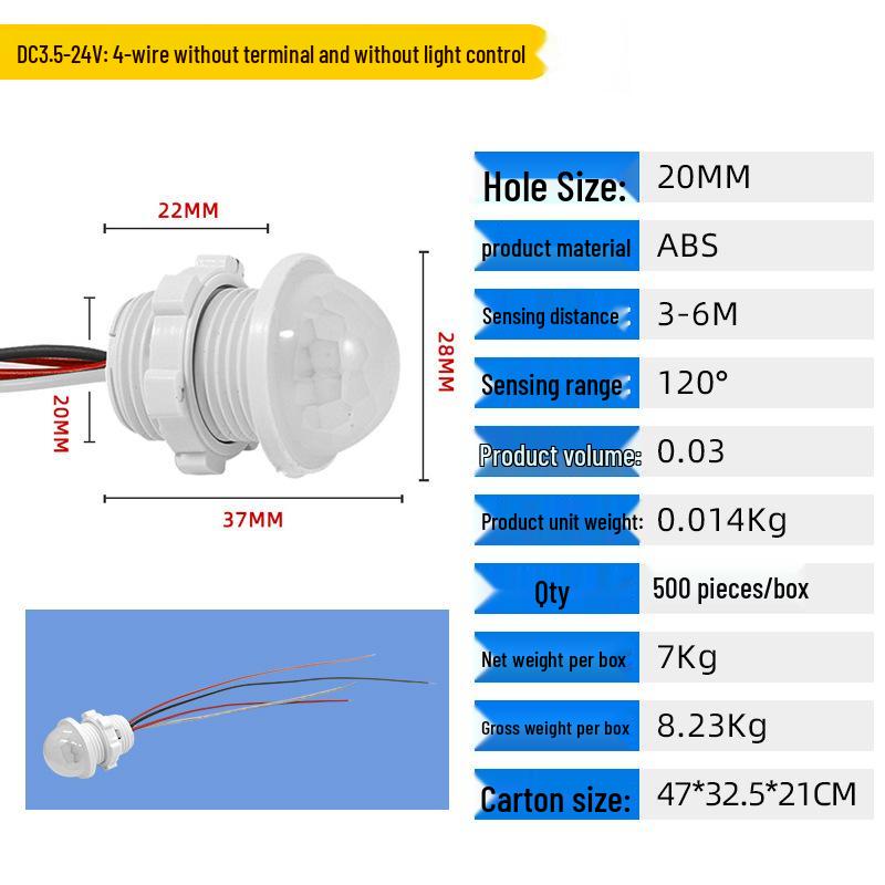 Smart Infrared Motion Sensor Light Controller with Delay