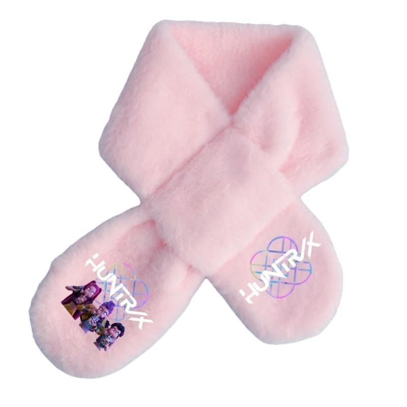 Soft Fashion Rumi Mira Zoey Printing Winter Autumn Warm Scarf Girls Purple Pink Scarves