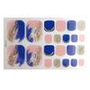 1 Set Nails Stickers Anti-scratch Breathable Eye-catching Fashionable Women Manicure Toenail Wraps Stickers for Girl