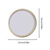 Thermal Transfer Gold Round Metal Brooch Children Day Gift Sublimation Brooch Badge Funny Backpack Accessories