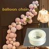 New 1pcs Balloons Modeling Tool Plastic Balloon Chain 5M Balloon Tie Tool Birthday Wedding Party Decor Balloon Seal Chain