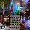 LED String Light Smart Bluetooth App Control Garland Waterproof Outdoor Fairy Lights For Christmas Holiday Party Birthday Decor